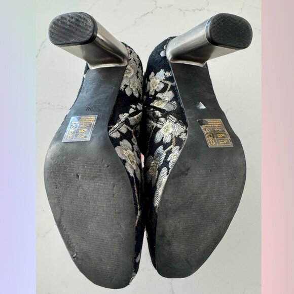 Sol Sana Floral Aluminum Heeled Boots – Size 38 - Picture 6 of 7